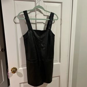 Abercrombie and Fitch faux leather dress size S
